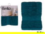 Berilo Toalla de Baño Lisa, 90x50 cm (400 g/m²), Azul Petróleo, Tela 80% Algodón 20% Poliéster (Set de 24)