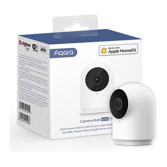 Aqara G2H Pro - Cámara de seguridad IP, WiFi, 1080p, visión nocturna, sensor PIR, interior/exterior, blanca, modelo CH-C01