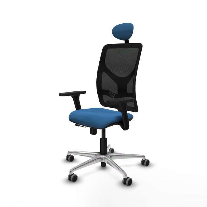 PIQUERAS Y CRESPO Silla de oficina Motilla con mecanismo Sincro/Traslack Azul claro PIQUERAS Y CRESPO Silla de oficina Motilla con mecanismo Sincro/Traslack Azul claro