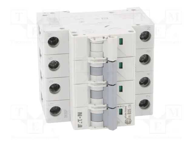 EATON ELECTRIC Interruptor magnetotérmico HN-B25/3N 25A 3+N