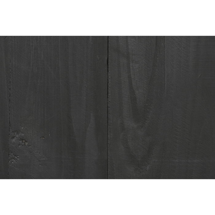 DKD Home Decor Consola Natural Negro Pino y Madera Reciclada 140 x 40 x 75 cm