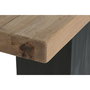 DKD Home Decor Consola Natural Negro Pino y Madera Reciclada 140 x 40 x 75 cm