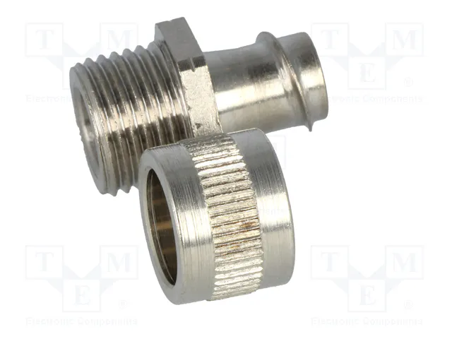 HELLERMANNTYTON Conector final recto PG9 de latón