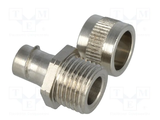 HELLERMANNTYTON Conector final recto PG9 de latón