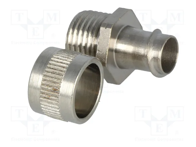 HELLERMANNTYTON Conector final recto PG9 de latón