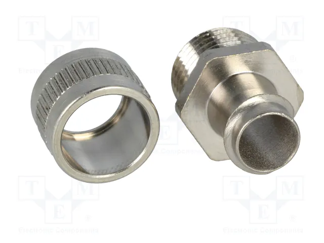 HELLERMANNTYTON Conector final recto PG9 de latón