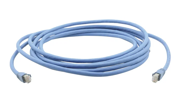 Kramer C-UNIKAT-75 Cable de Red RJ-45 a RJ-45 Cat6a U/FTP (STP) 22.9 m Azul, Plug and Play