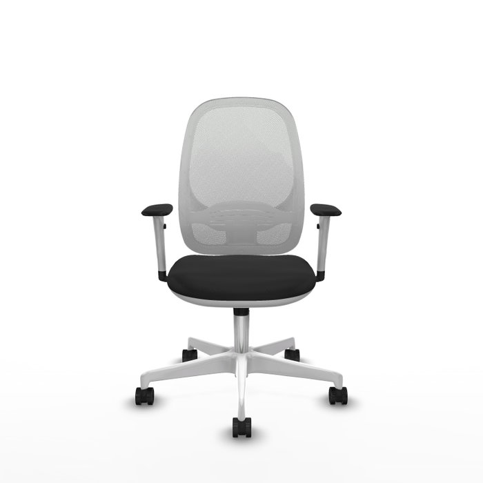 PIQUERAS Y CRESPO Silla de oficina Cilanco con mecanismo Sincro, Negro y Blanco PIQUERAS Y CRESPO Silla de oficina Cilanco con mecanismo Sincro, Negro y Blanco