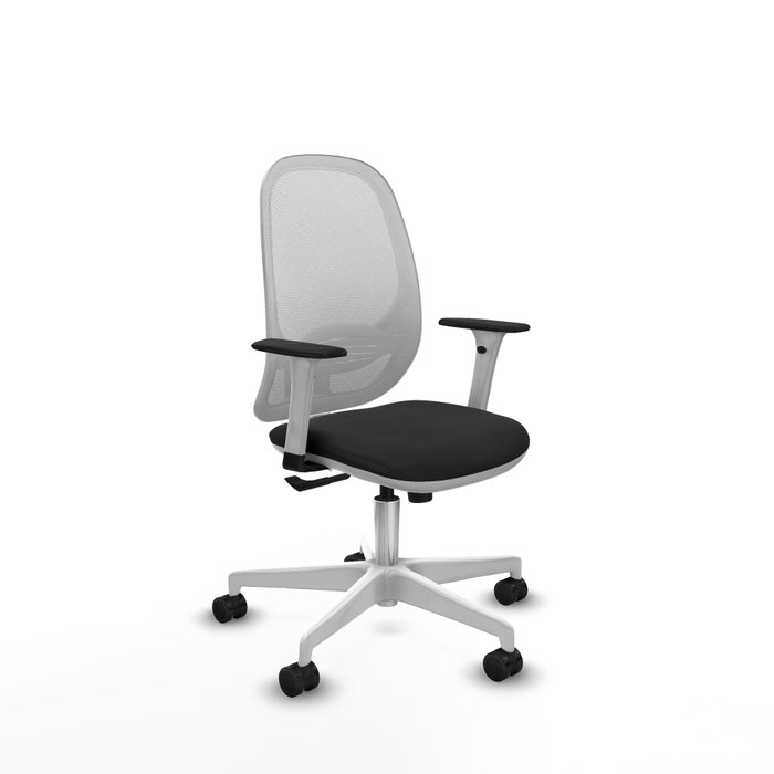 PIQUERAS Y CRESPO Silla de oficina Cilanco con mecanismo Sincro, Negro y Blanco PIQUERAS Y CRESPO Silla de oficina Cilanco con mecanismo Sincro, Negro y Blanco