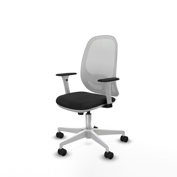 PIQUERAS Y CRESPO Silla de oficina Cilanco con mecanismo Sincro, Negro y Blanco PIQUERAS Y CRESPO Silla de oficina Cilanco con mecanismo Sincro, Negro y Blanco