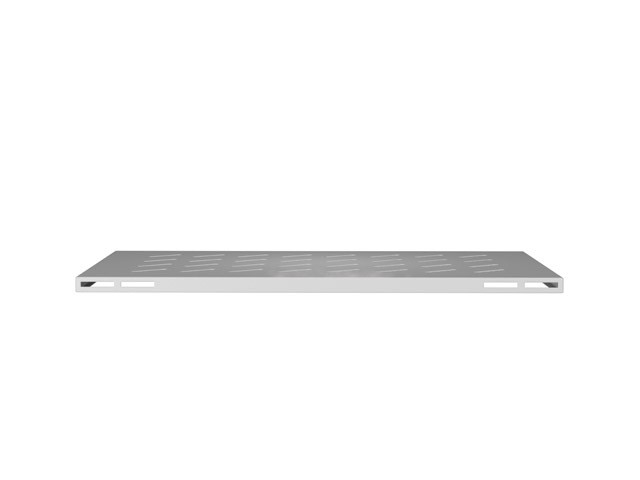 Lanberg Estantería para armarios 19'' 800mm 1U AK-1018-S gris