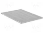Lanberg Estantería para armarios 19'' 800mm 1U AK-1018-S gris