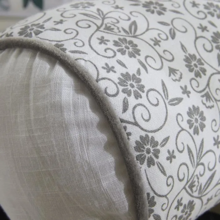 Today TOD1700240762101 Cojín Polochon Impresión Tiza Capucine 45 x 15 cm