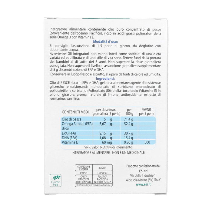 ESI Omega 3 extra pure 50 perlas ESI Omega 3 extra pure 50 perlas