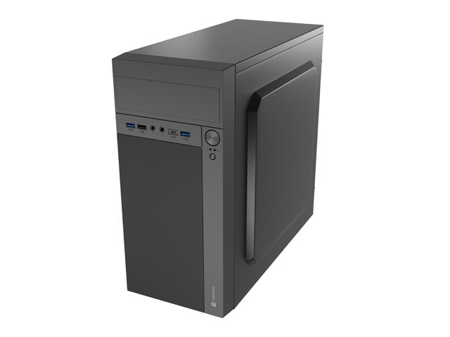 Natec Helix USB C Caja Mini Tower Micro Tower mATX Negra Sin Fuente USB 3.0 USB-C 3.1