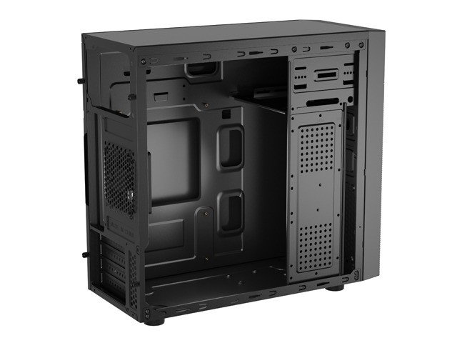 Natec Helix USB C Caja Mini Tower Micro Tower mATX Negra Sin Fuente USB 3.0 USB-C 3.1