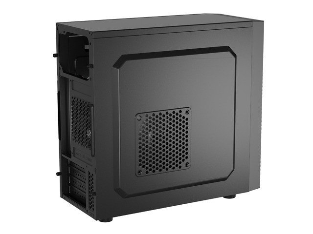 Natec Helix USB C Caja Mini Tower Micro Tower mATX Negra Sin Fuente USB 3.0 USB-C 3.1