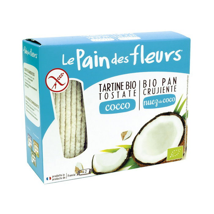 LE PAIN DES FLEURS Cracker Coco 150g Bio Sin Gluten Vegano