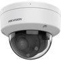 Hikvision Cámara IP Dome 4M 2.8mm MD 2.0 WDR IK08 IP67 Audio Alarma Luz Híbrida 30m
