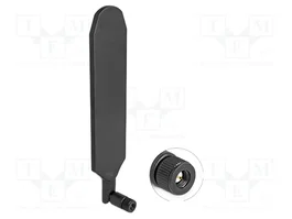 DeLOCK Antena LTE GNSS con conector SMA negro