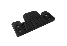 Q&Q Placa Unión Plástico Negro para Sofá