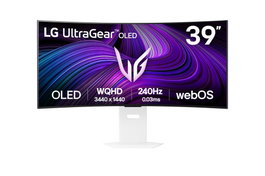 LG Pantalla para PC 39GX90SA-W 39" OLED Curva Wide Quad HD 3440x1440 Wide Quad HD 240Hz G-SYNC FreeSync Premium Blanco webOS