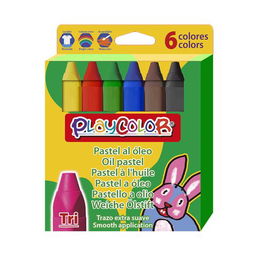 Ceras Pastel Instant Playcolor Tri Al Oleo Caja De 6