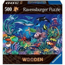 Ravensburger Rompecabezas de Madera Mundo Marino Colorido 500 Piezas