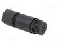WIELAND Conector Industrial RST Hembra de 3 Pines, 250V, Negro