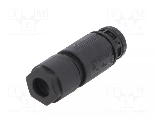 WIELAND Conector Industrial RST Hembra de 3 Pines, 250V, Negro
