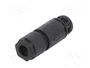 WIELAND Conector Industrial RST Hembra de 3 Pines, 250V, Negro