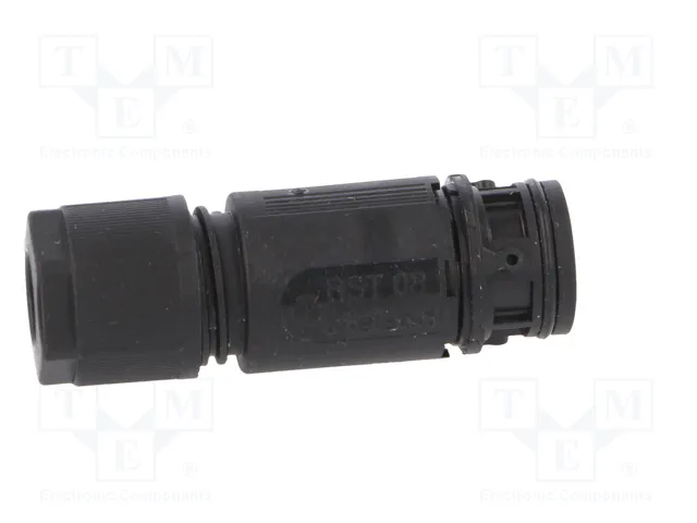 WIELAND Conector Industrial RST Hembra de 3 Pines, 250V, Negro