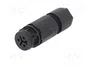 WIELAND Conector Industrial RST Hembra de 3 Pines, 250V, Negro