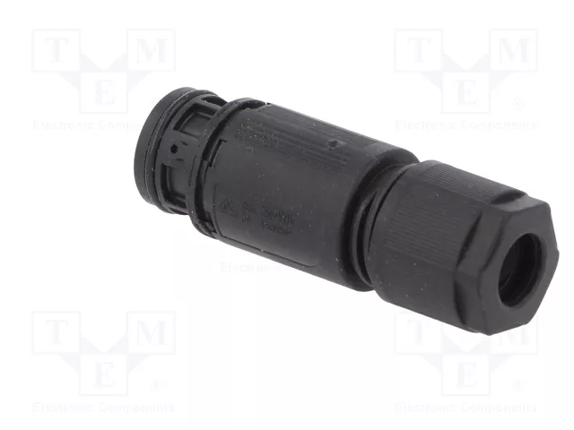 WIELAND Conector Industrial RST Hembra de 3 Pines, 250V, Negro