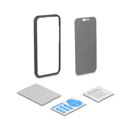 DeLOCK Protector de pantalla de cristal templado con privacidad para iPhone 16 Pro