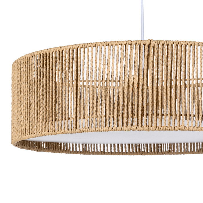 Lámpara Techo Natural Cuerda de Papel 52 X 52 X 15,50 cm