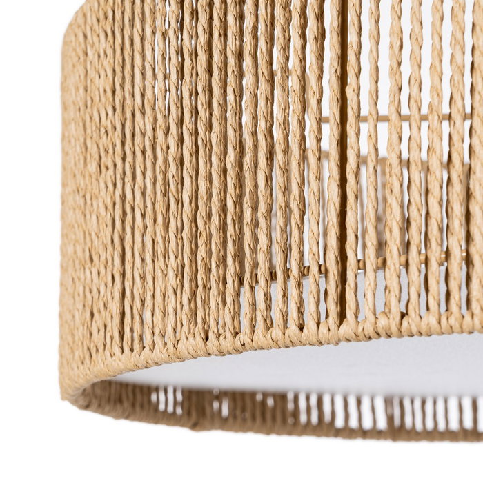 Lámpara Techo Natural Cuerda de Papel 52 X 52 X 15,50 cm