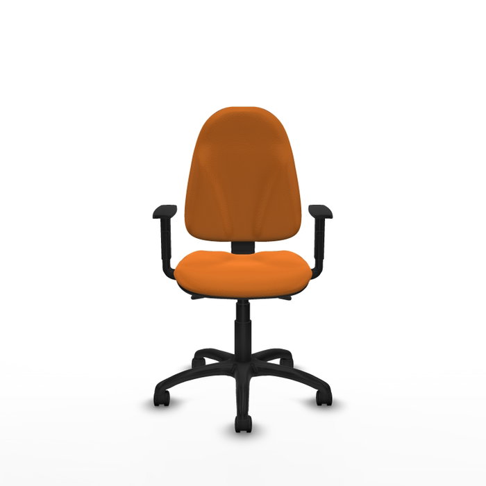 PIQUERAS Y CRESPO Silla de oficina Algarra Naranja con mecanismo Asincro