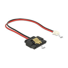 DeLOCK 85336 Cable de alimentación 2 Pin a SATA 15 Pin (5 V)