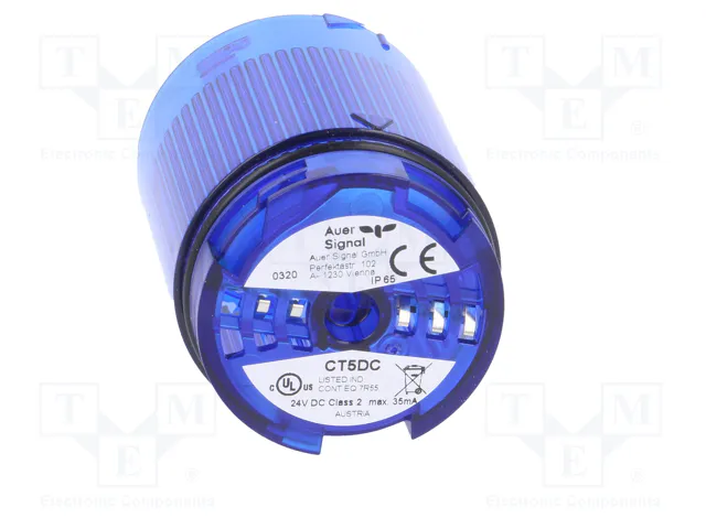 AUER SIGNAL Módulo de automatización señalizador luminoso azul LED 24VDC