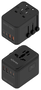 Aisens Adaptador de Enchufe Universal para Viaje GaN con 2xUSB-C y 2xUSB-A, Negro