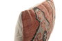 DKD Home Decor Cojín Kilim Lana y Yute Rojo y Negro 30x85 cm (Pack de 2)