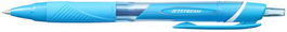 UNI-BALL Jetstream Sport Bolígrafo Retráctil 0,7 mm Azul Claro (Set de 10)