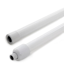 Barra Suspensión Extensible Carril Focos LED 50-100 cm Blanco