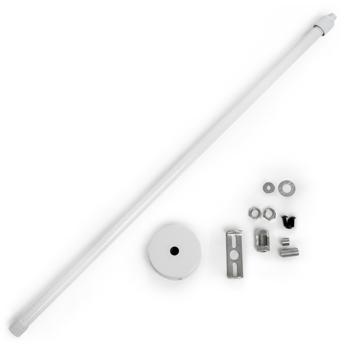 Barra Suspensión Extensible Carril Focos LED 50-100 cm Blanco Barra Suspensión Extensible Carril Focos LED 50-100 cm Blanco