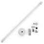 Barra Suspensión Extensible Carril Focos LED 50-100 cm Blanco