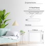 GSC Evolution Panel empotrable LED Luena 119,5x29,5cm 40W 4200K Níquel