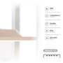 GSC Evolution Panel empotrable LED Luena 119,5x29,5cm 40W 4200K Níquel