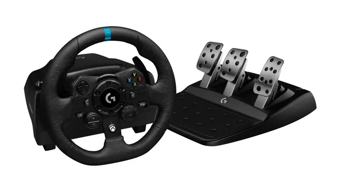 Logitech G923 SE Kit Volante + Pedales + Palanca Xbox Series X/S, Xbox One, Xbox, USB 2.0, Negro, Giro 900°, Retroalimentación de Fuerza