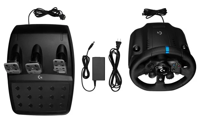 Logitech G923 SE Kit Volante + Pedales + Palanca Xbox Series X/S, Xbox One, Xbox, USB 2.0, Negro, Giro 900°, Retroalimentación de Fuerza
